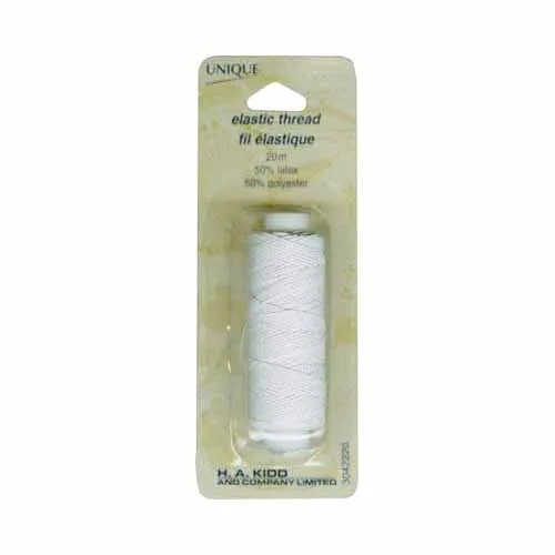 UNIQUE Elastic Thread 20m - White