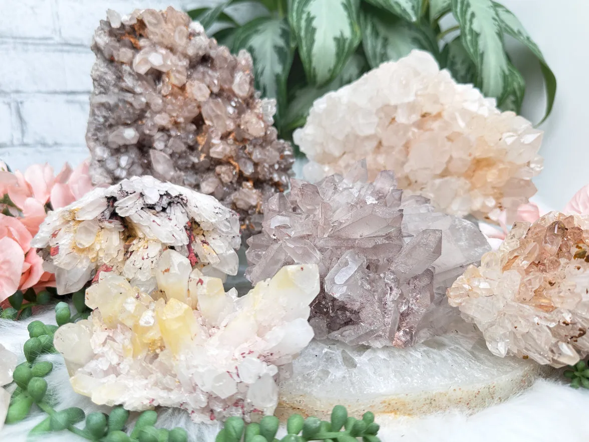 Unique Madagascar Quartz Clusters