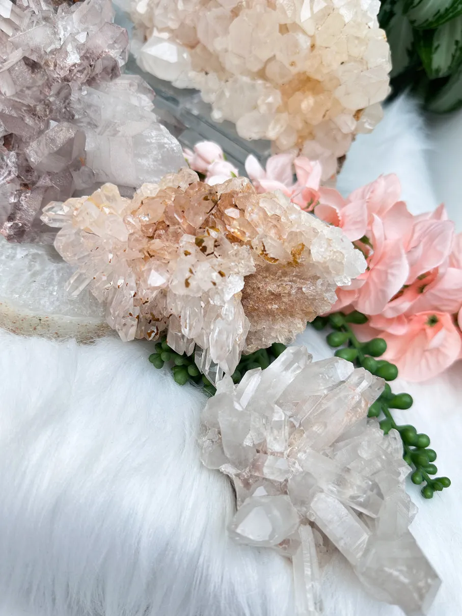 Unique Madagascar Quartz Clusters