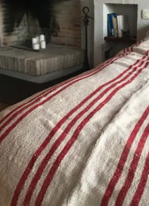 Unique Red  striped Bed Troughs