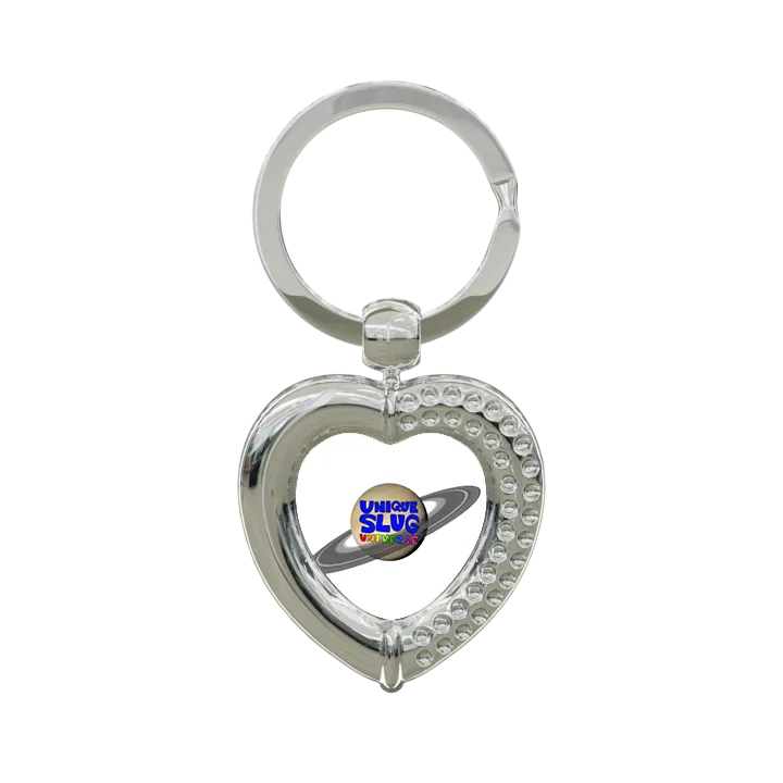 Unique Slug Universe Heart Keychain