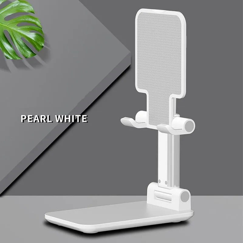 Universal Adjustable Foldable Metal Desktop Mobile Phone iPad Holder Stand