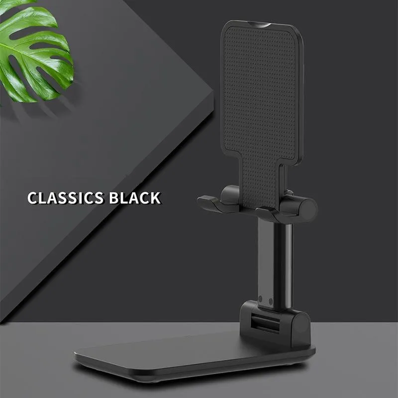 Universal Adjustable Foldable Metal Desktop Mobile Phone iPad Holder Stand