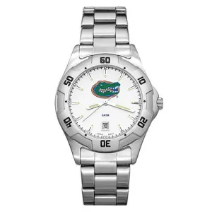 University of Florida All-Pro Mens Watch - Chrome Plated - Bracelet