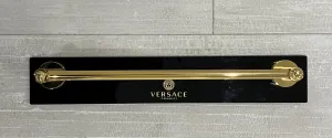 Versace Glass Towel Holder  Gold 60CM