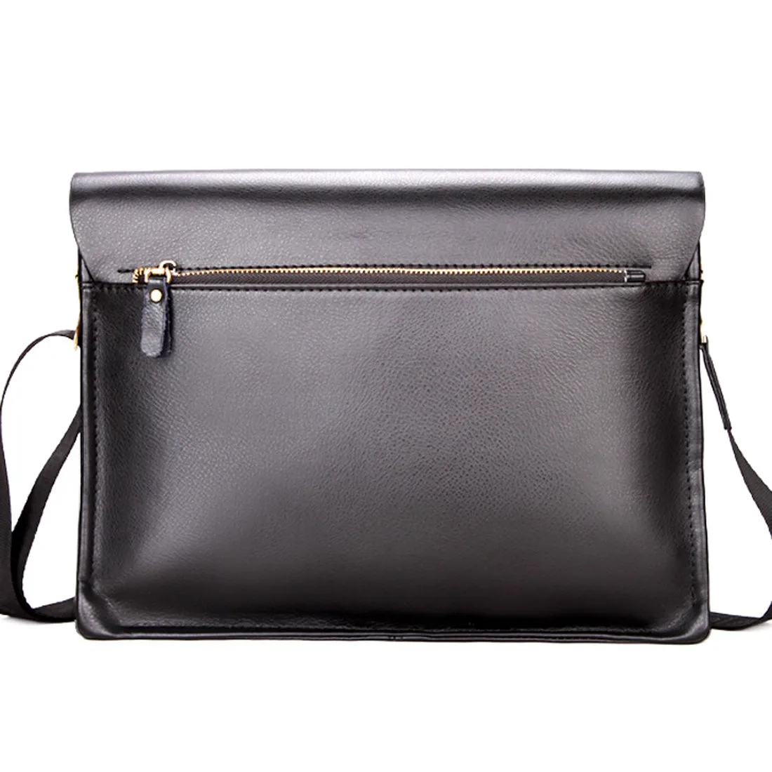 Vicuna Polo Vintage Leder Bürotasche - Schwarz