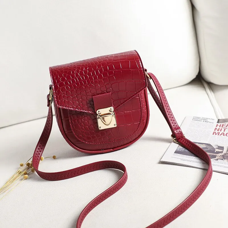 Vintage Crossbody Bags For Women 2021 Female Small PU Leather Saddle Shoulder Bag Luxury Ladies Phone Wallet Bag Designer bolsa