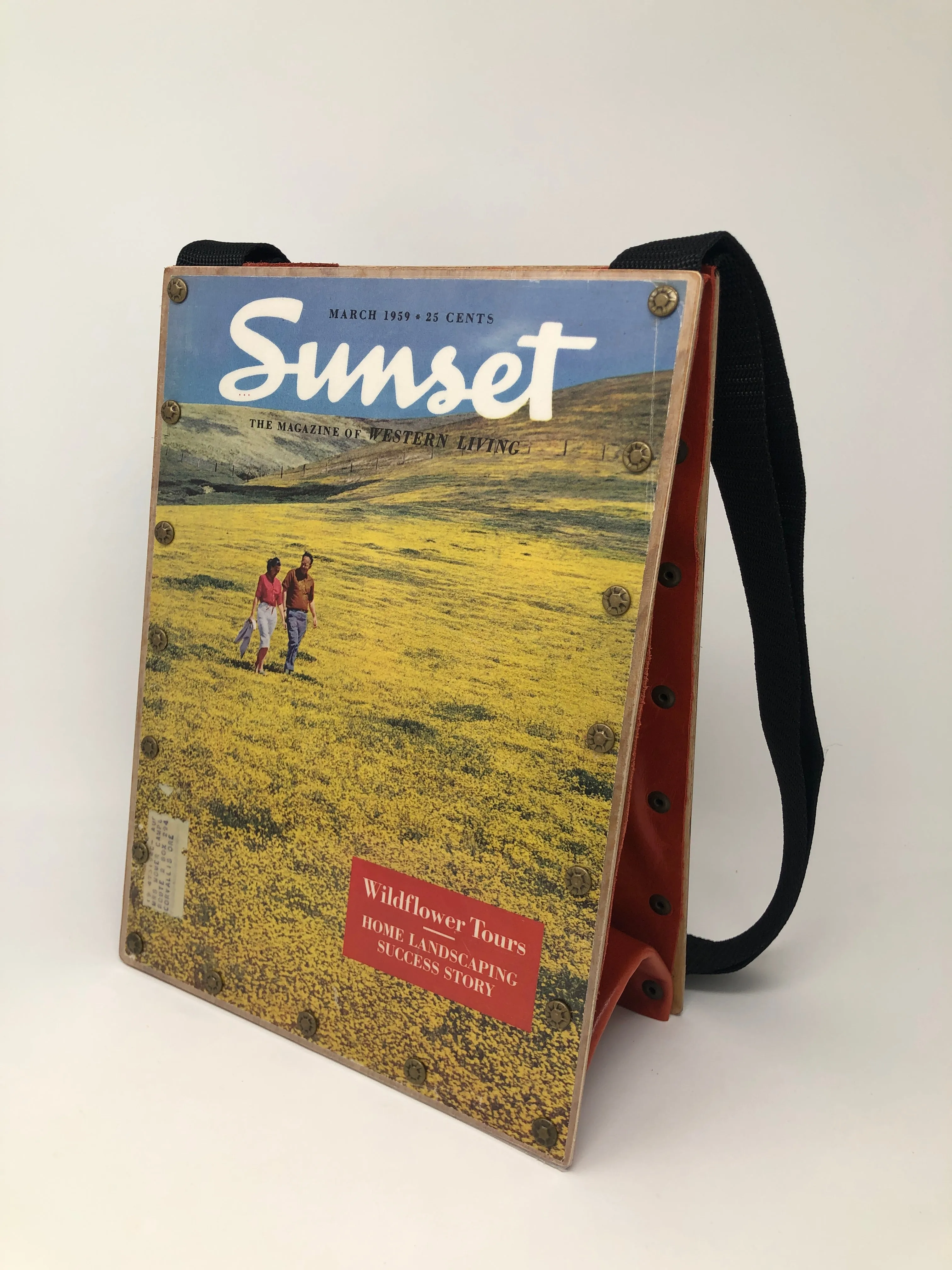 Vintage Graphics Magazine Purse - Wildflowers Sunset March 1959