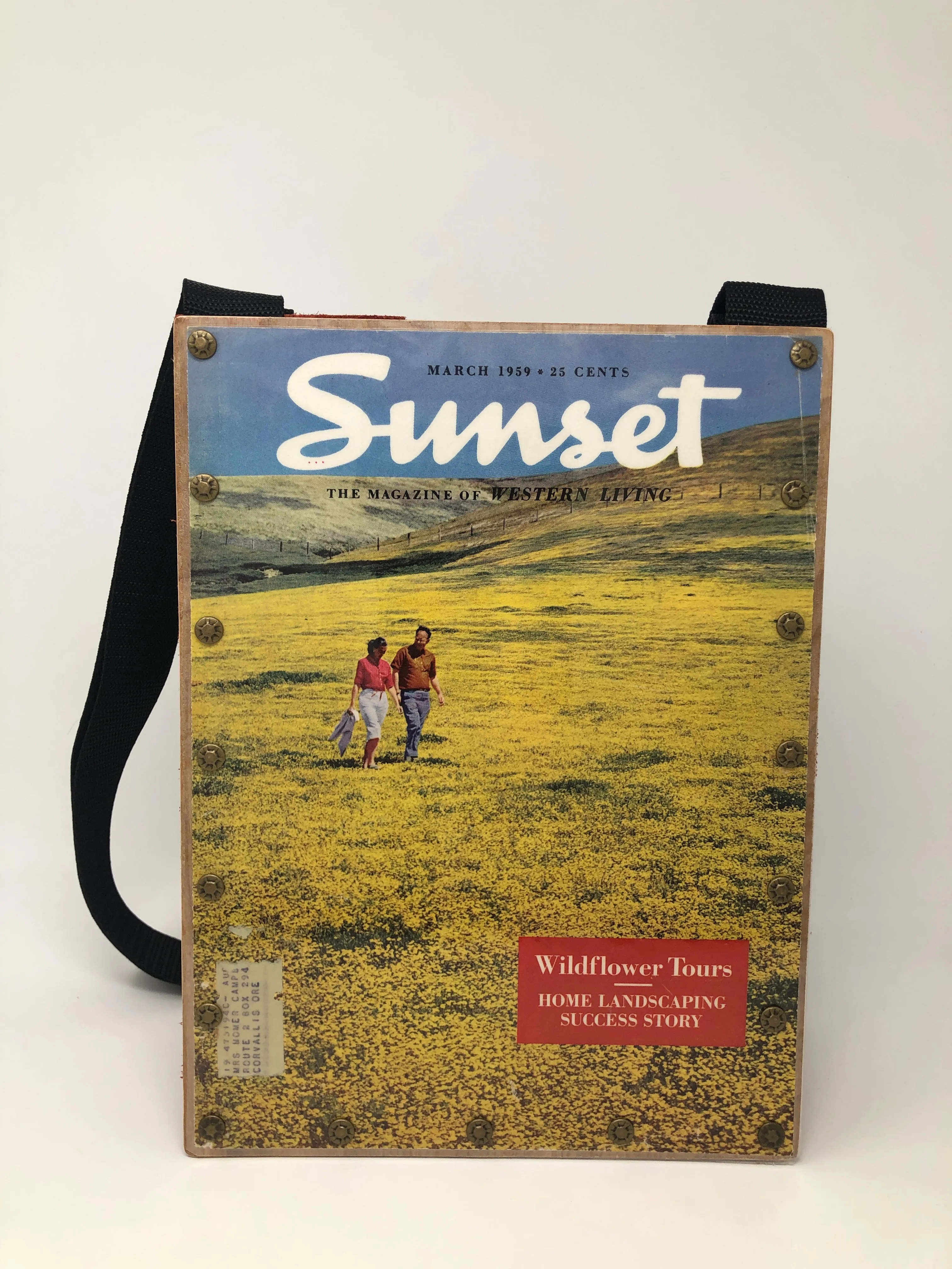 Vintage Graphics Magazine Purse - Wildflowers Sunset March 1959