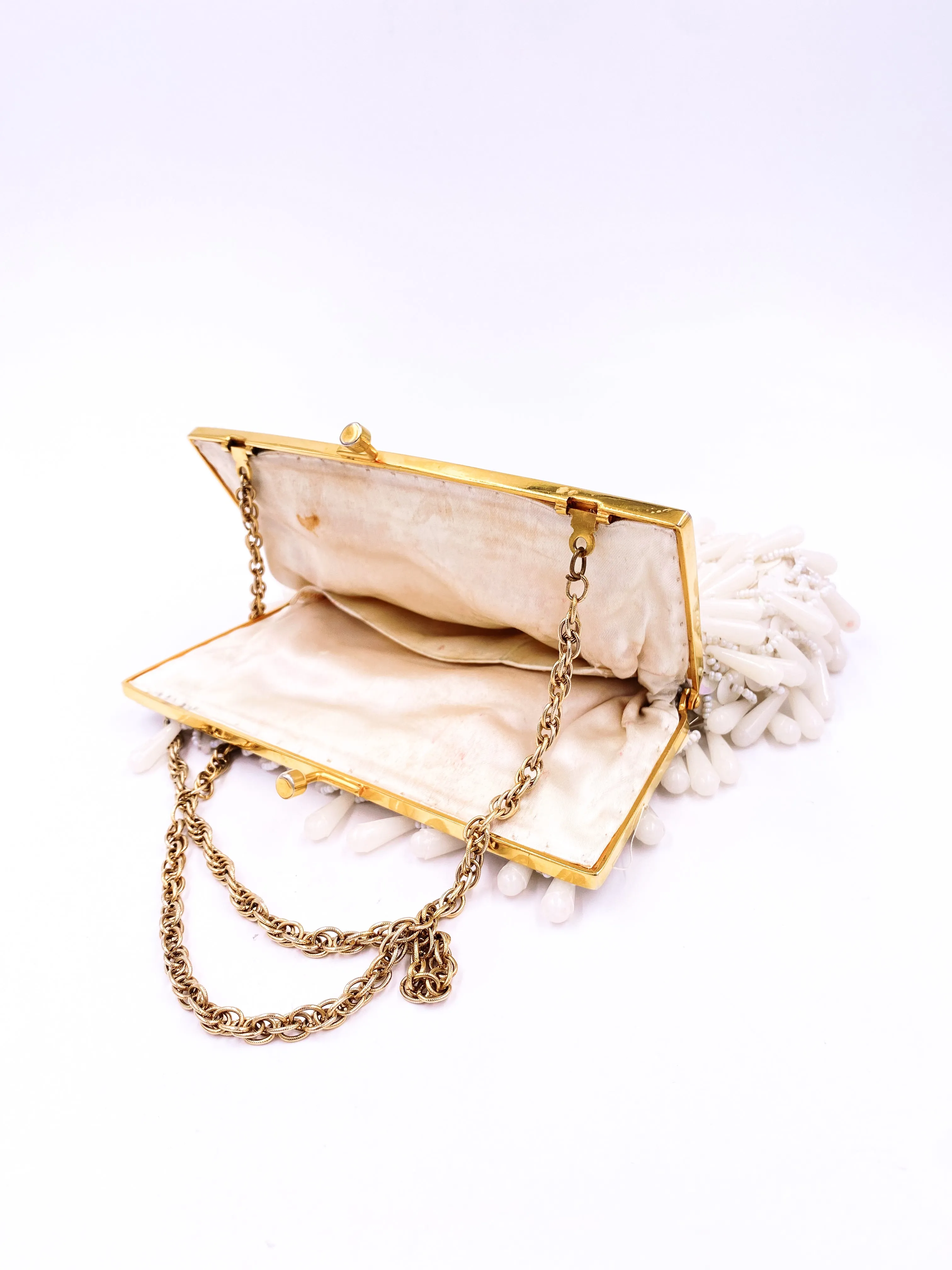 Vintage Handmade Sequin & Beaded Purse