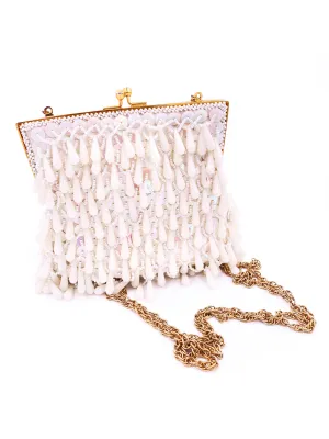 Vintage Handmade Sequin & Beaded Purse
