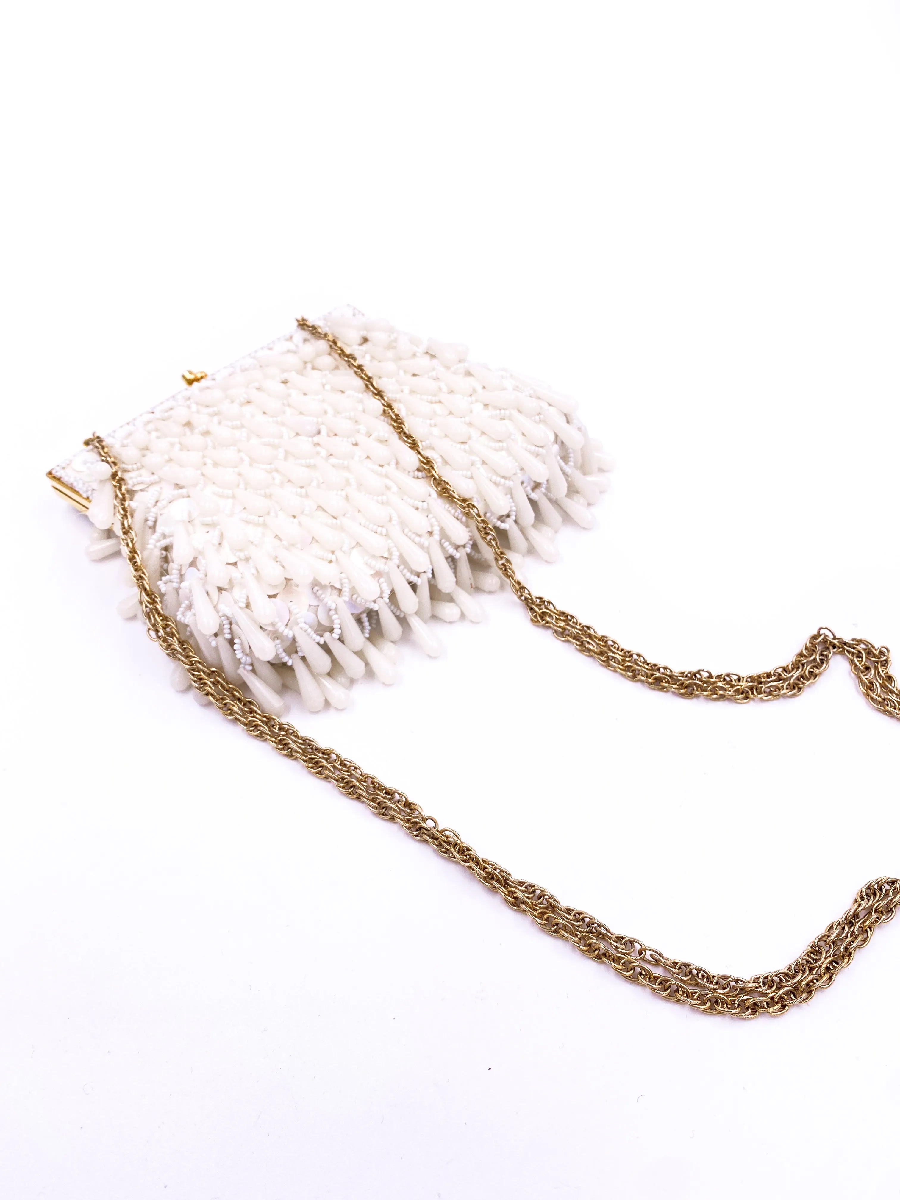 Vintage Handmade Sequin & Beaded Purse
