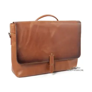 Vintage Leather Messenger Bag
