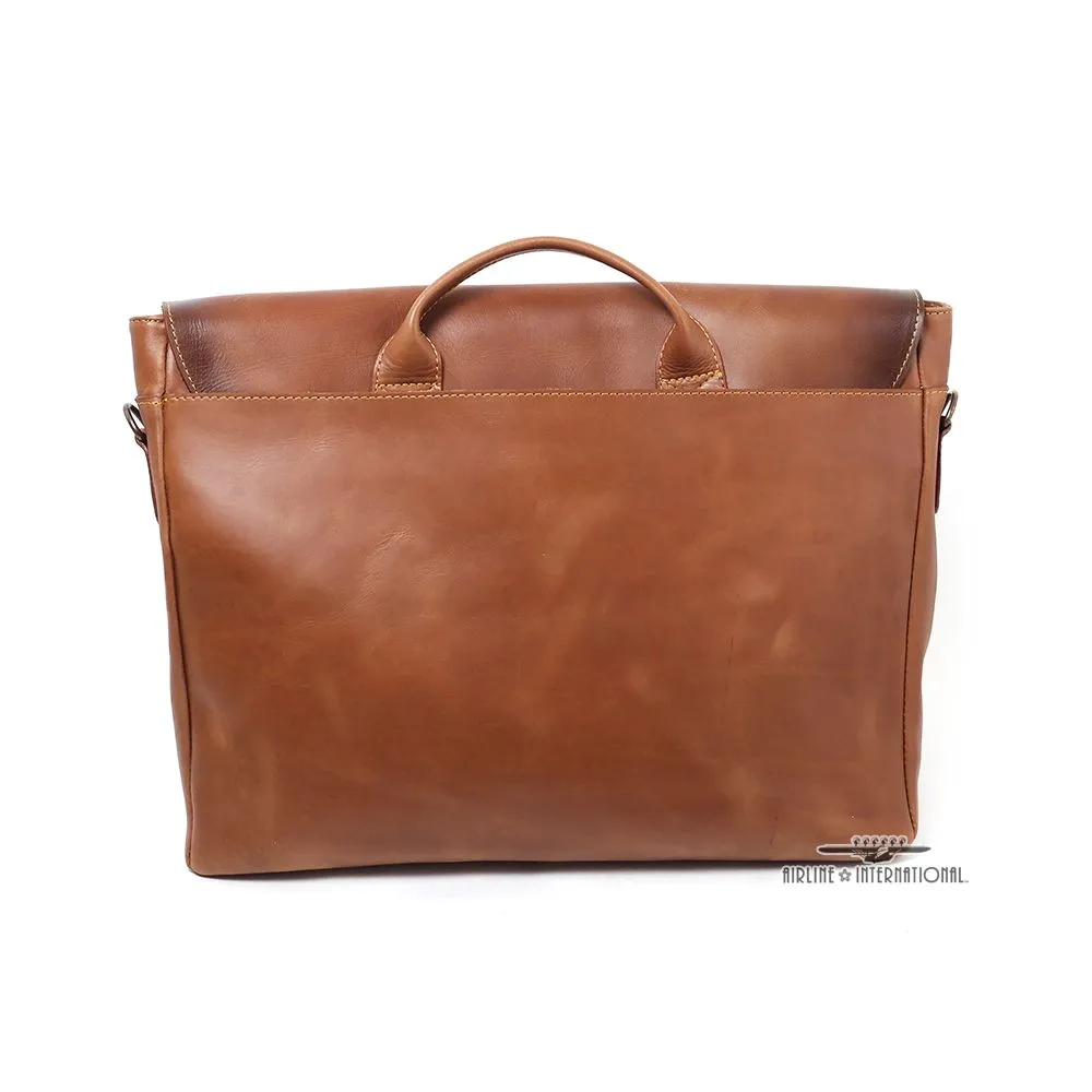 Vintage Leather Messenger Bag