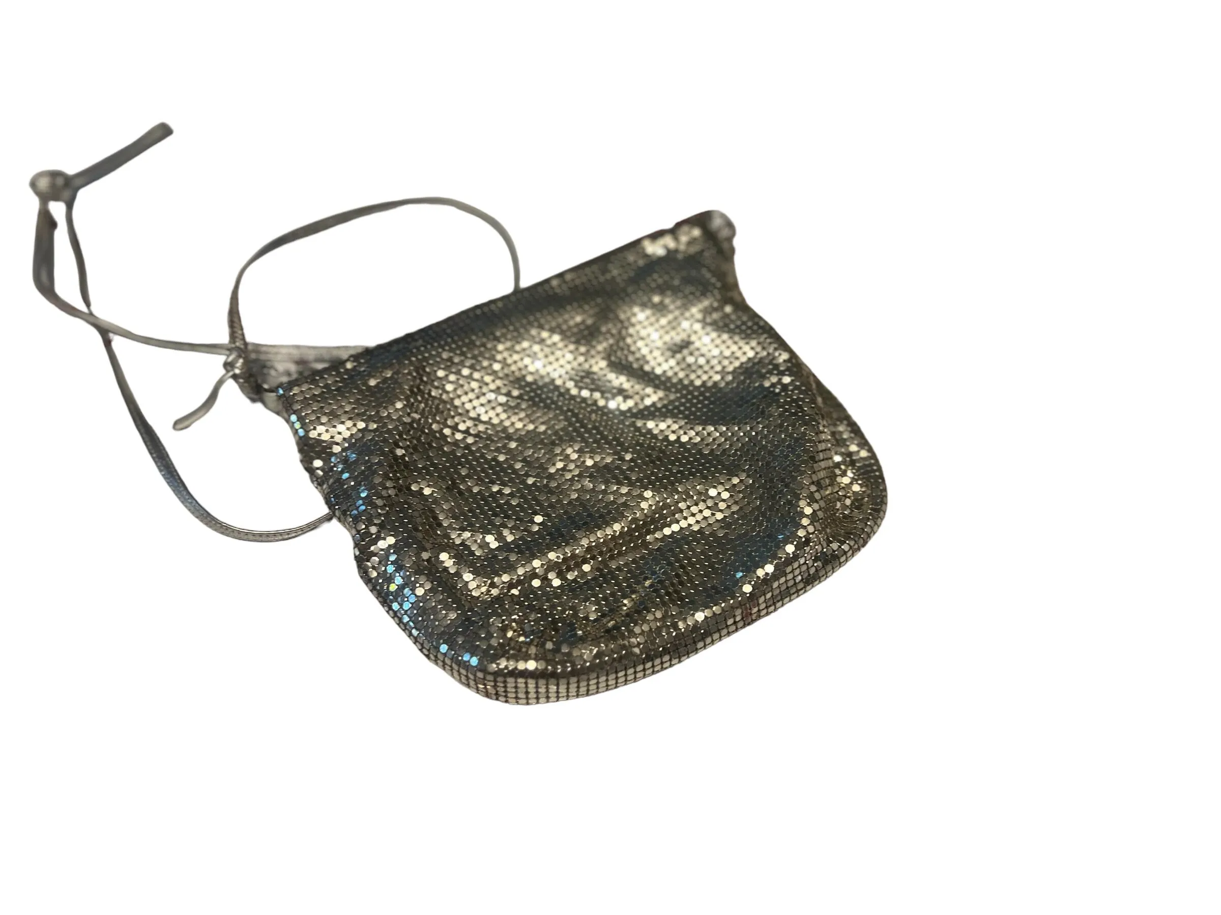 Vintage silver mesh Whiting & Davis purse