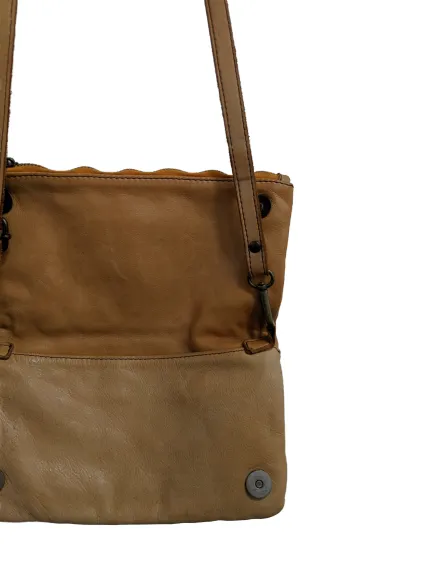 Vintage Woven Leather Crossbody Purse