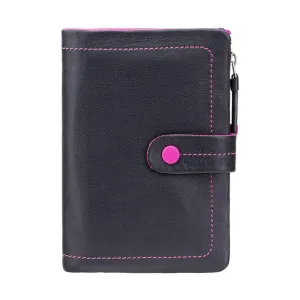Visconti Malabu Cash & Coin Purse - Black Multi
