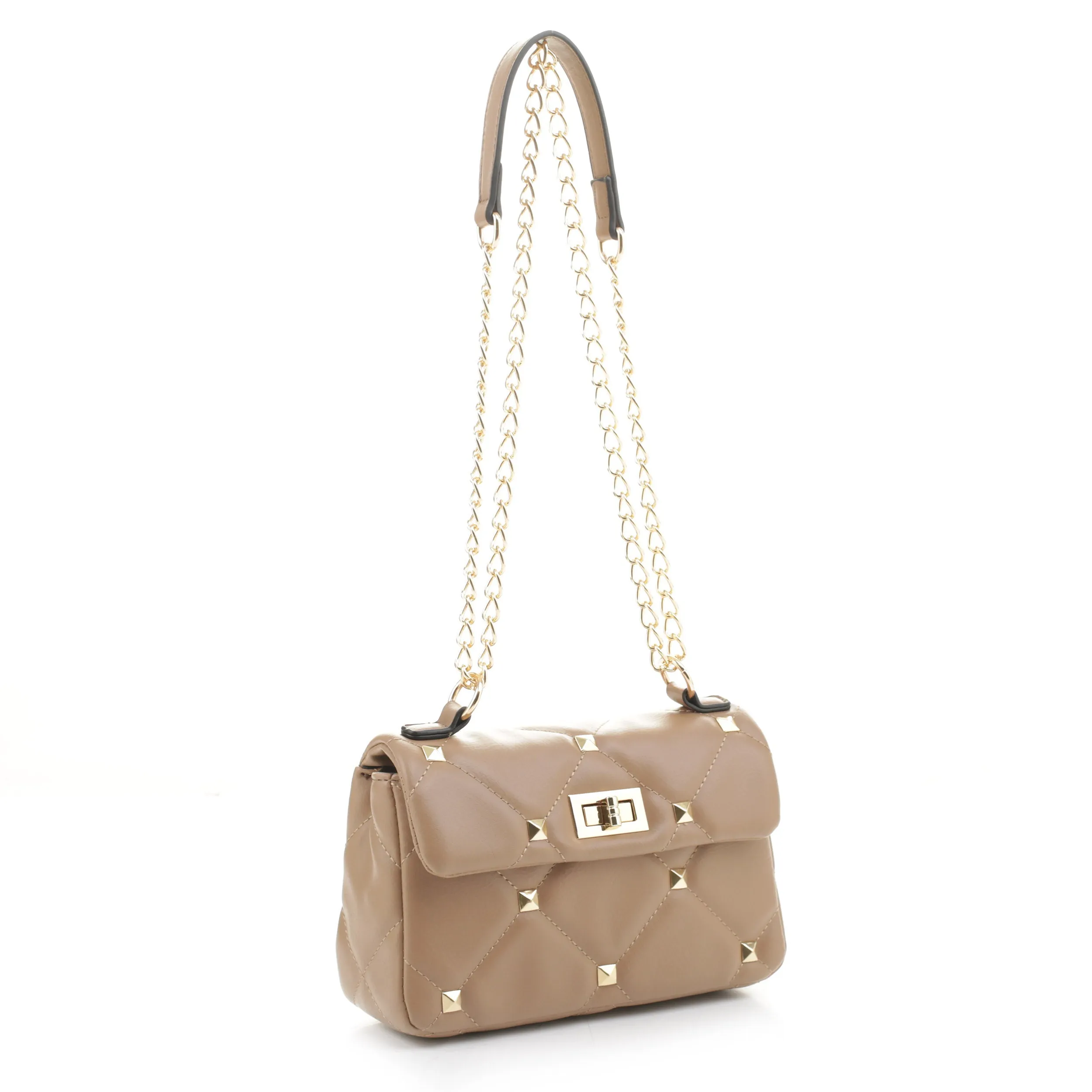 Whitley Quilted Studded Shoulder