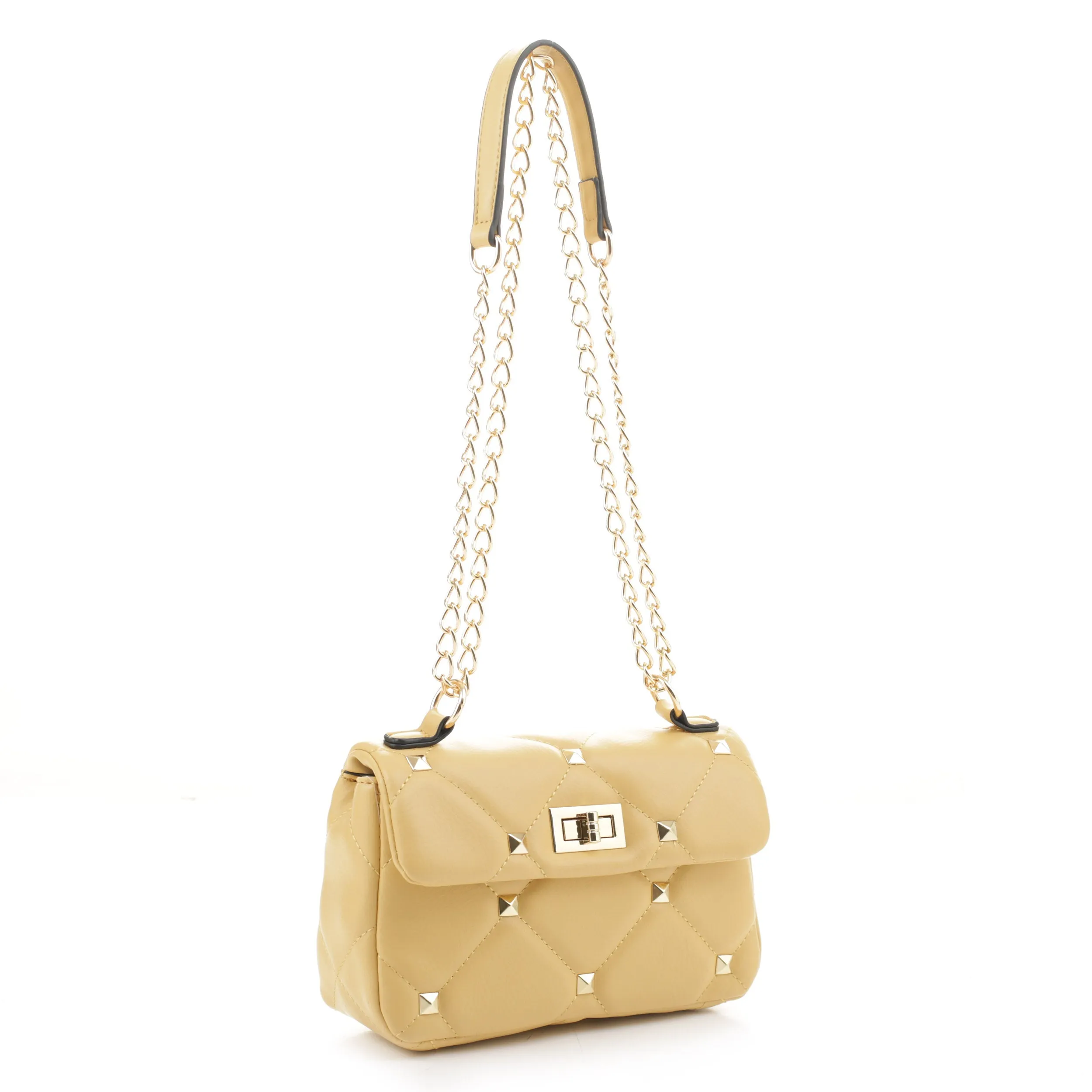 Whitley Quilted Studded Shoulder