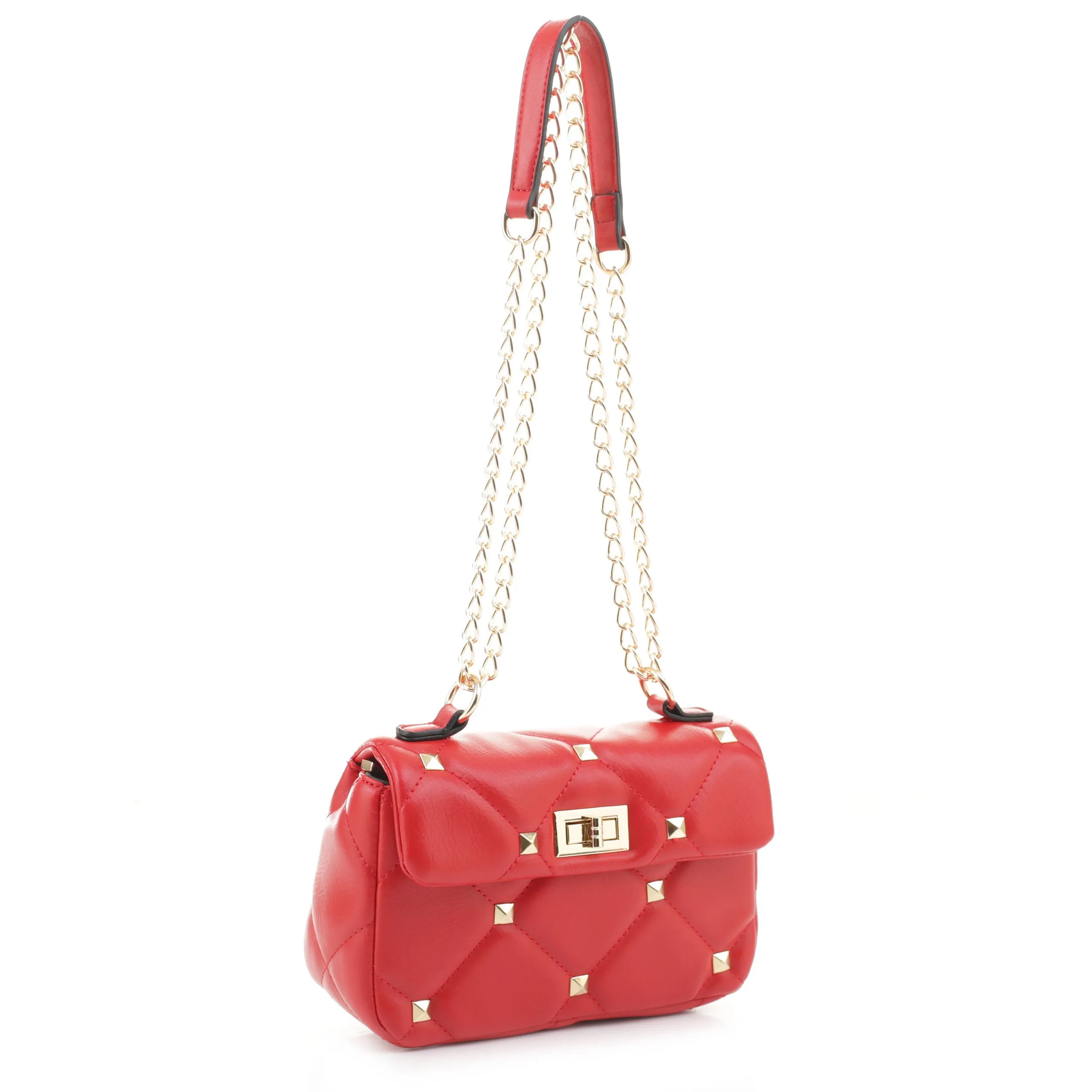Whitley Quilted Studded Shoulder