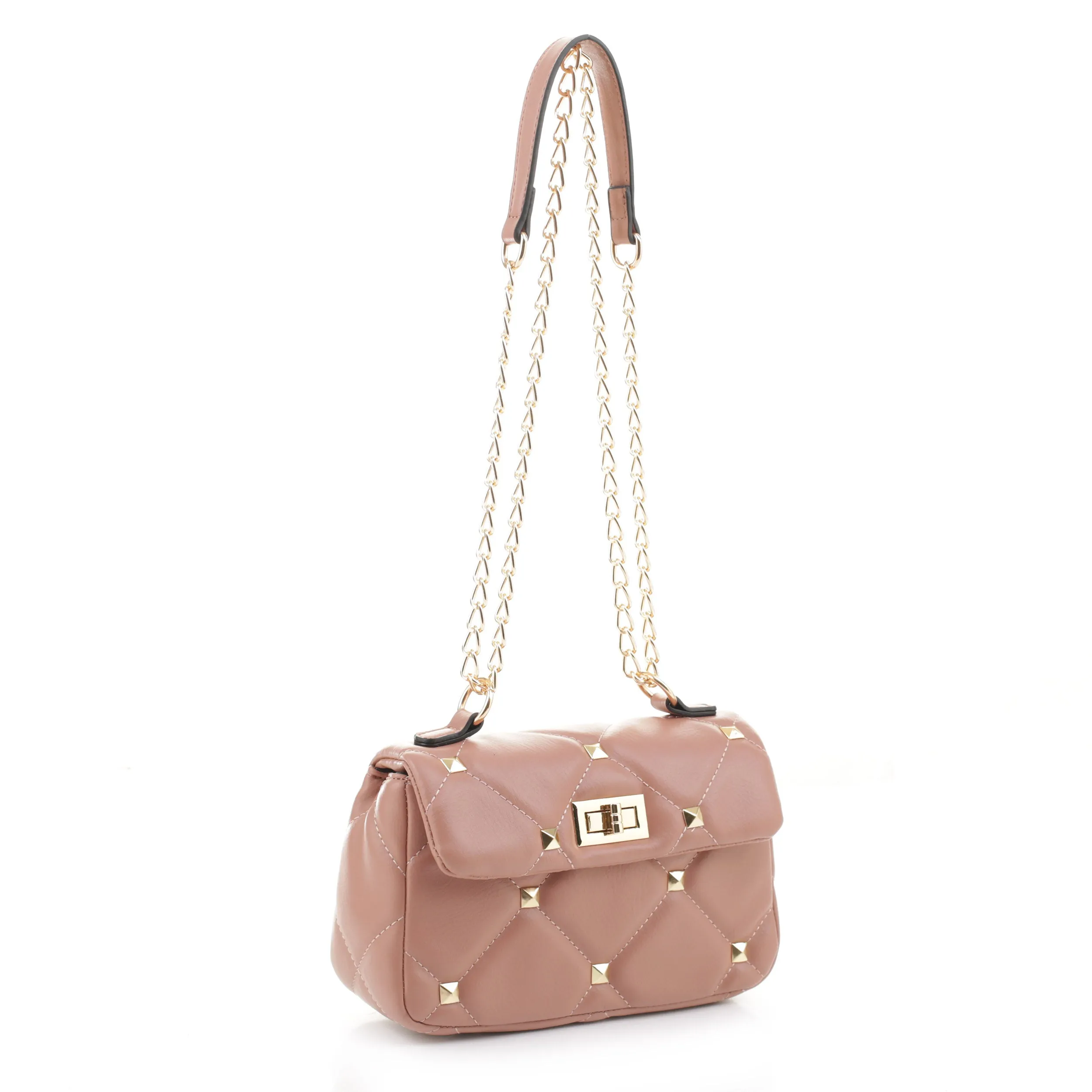 Whitley Quilted Studded Shoulder