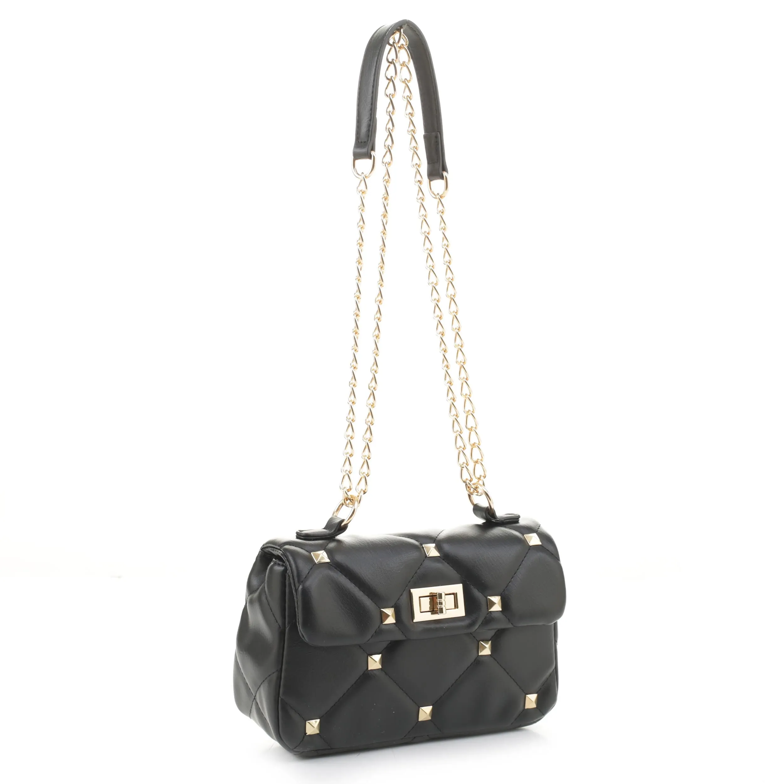 Whitley Quilted Studded Shoulder