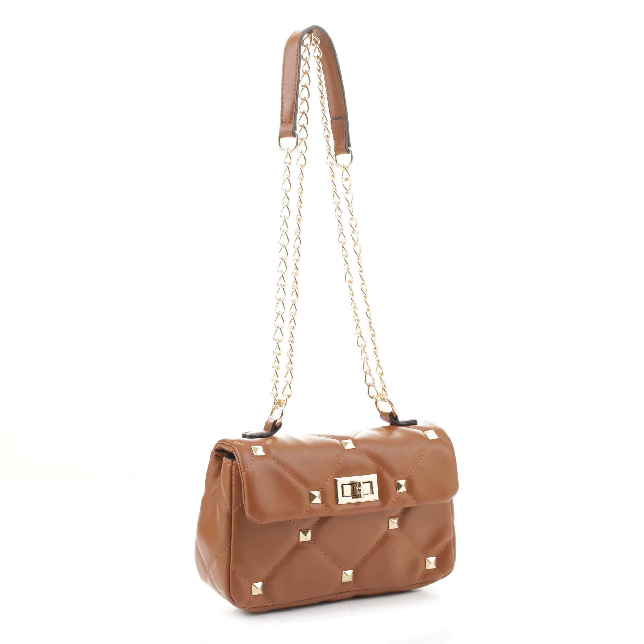 Whitley Quilted Studded Shoulder