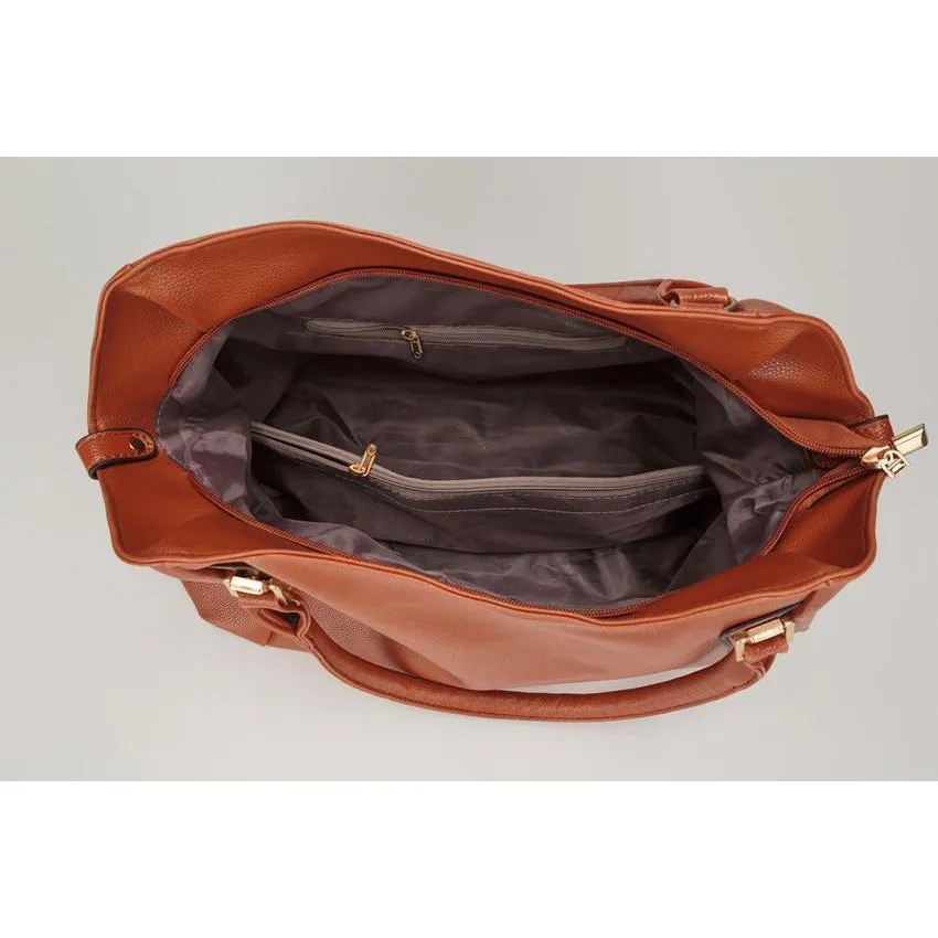 Women Formal Faux-Leather Tote Cross-body Bag with a Premium Design