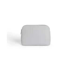 Women Lieaah-Crosshatch Deboss Makeup Bag - Light-Grey