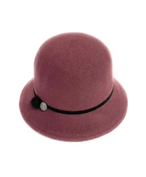 WOOL FELT CLOCHE HAT