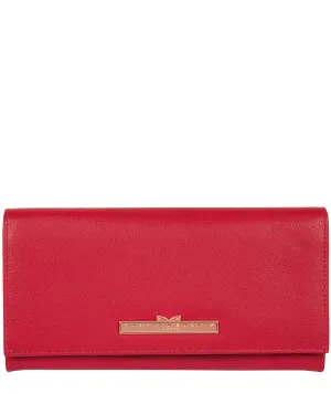 'Wren' Barbados Cherry Leather Purse