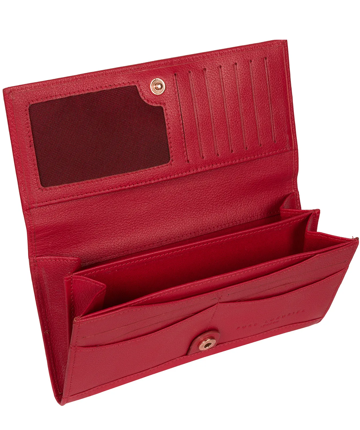 'Wren' Barbados Cherry Leather Purse