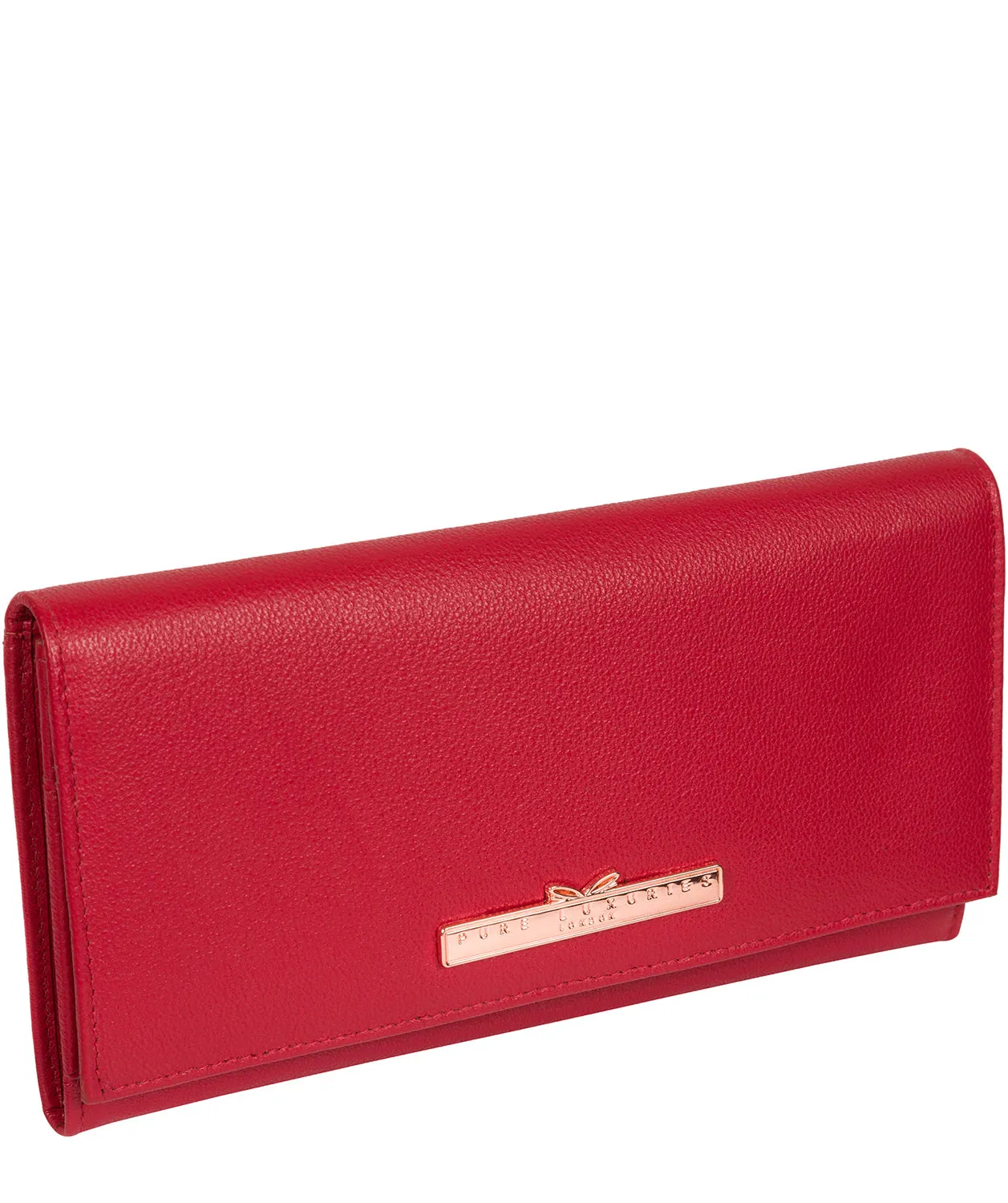 'Wren' Barbados Cherry Leather Purse