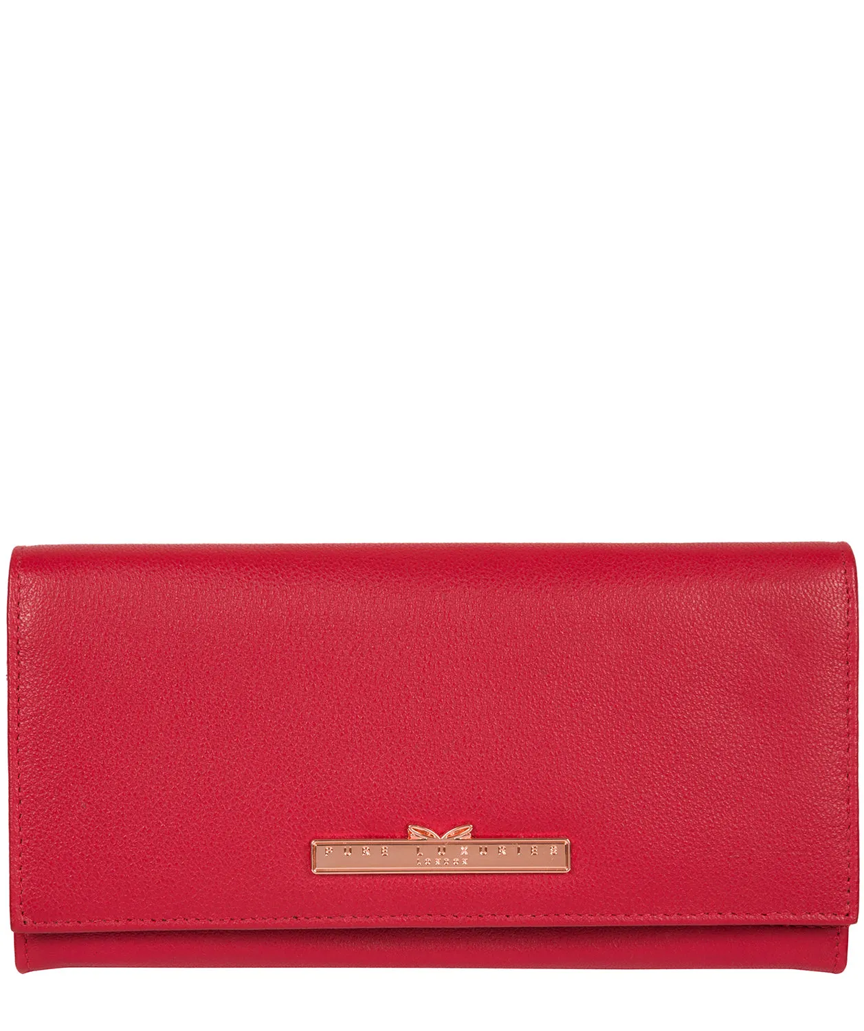'Wren' Barbados Cherry Leather Purse