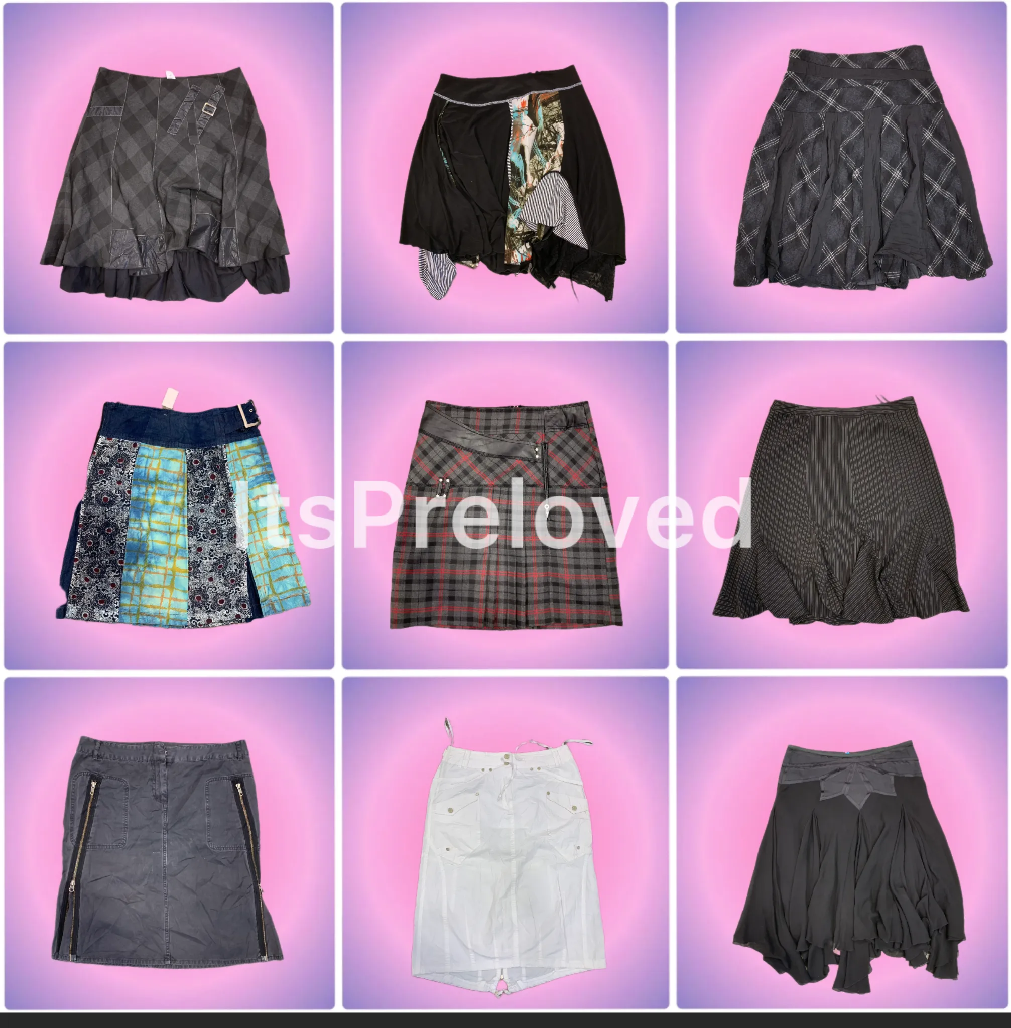 Y2k Gothic Unique Skirts(RX-613)