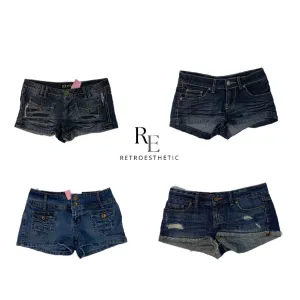 Y2K Unique Denim Shorts (SR-166)