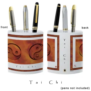 Yin Yang Pencil Holder "Fire" (Tai Chi)